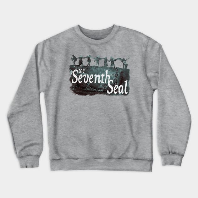 The Seventh Seal - The Dance Macabre Crewneck Sweatshirt by The Blue Box